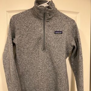 Patagonia Womens Grey Half Zip Better Sweater size Medium